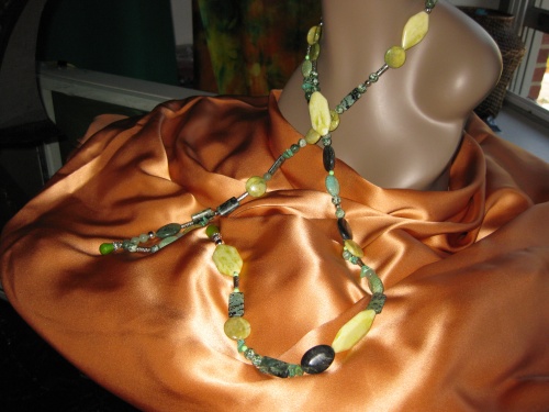 green goodness necklace